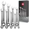 INBUS® 74377 Set con Chiavi combinate a cricchetto 9pz, 7-19mm