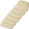 BLLMTEAR Set 6/4/2 Cuscini Sedia da Cucina/Cuscini di Seduta, 40x35 42x40 45x43cm (3CM Spessore) Confortevole Cuscini Coprisedia da Cucina,con Lacci Imbottito,Lavabili(5,6psc: 40x35cm/16x14in)