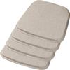 BLLMTEAR Set 6/4/2 Cuscini Sedia da Cucina/Cuscini di Seduta, 40x35 42x40 45x43cm (3CM Spessore) Confortevole Cuscini Coprisedia da Cucina,con Lacci Imbottito,Lavabili(8,4psc:42x40cm/16.5x16in)