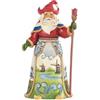 Enesco Jim Shore Heartwood Creek, statuetta olandese di Babbo Natale, in resina, 17,8 cm, multicolore