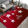XQKXHZ Tappeto Salotto Grande 200X300cm Tappeto Natale per Soggiorno Camera da Letto Bagno Balcone Tappeto Natalizio Cucina Lavabile E Antiscivolo, Decorazioni Natalizie per La Casa,B,140x200cm