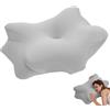 GUIJZSLTRG Fodera per cuscino cervicale per cuscini di supporto per il collo in memory foam a forma di farfalla, fodera per cuscino ergonomica e traspirante con cerniera, fodera sostitutiva per cuscini da