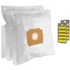 PakTrade 10 Sacchetti per Aspirapolvere + 10 Profumi + Filtro per Aspirapolvere AEG Power, Sprint, Vampyr CE K 4170, 4180, 4200, 4218, 4220, Vampyr CE Mega Power 0…5, 2000