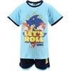 SUN CITY Sonic Completo Bambino Estivo in Cotone con T-Shirt e Bermuda Outfit Sonic The Hedgehog Casual