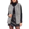 HEEKPEK Gilet Donna in Pelliccia Sintetica Cappotto Senza Maniche Invernale | Giubbino Senza Maniche Elegante, Gilet Soffice Donna Caldo Morbido Peloso, Autunno Smanicato con Tasches