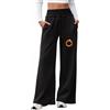 heekpek Pantaloni Tuta Donna Invernali Termici in Pile | Pantaloni Jogging a Gamba Larga, Vita Alta Elastico, Caldi Felpati in Cotone, Pantalone Sportivi Lungo, con Tasche Cordón