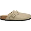 Birkenstock - Boston Shearling Narrow Fit - - Shoes - Donna - Beige