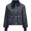Barbour - Giacca cerata con taglio moderno - - Jackets - Donna - Blu