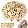Nutabevr 100 pezzi A alla Z Lettere di Legno, l'educazione dei Bambini, Giocattoli dei Bambini, mestiere room decor, per fai da te artigianato, scarabeo, realizzazione di sottobicchiere dell'alfabeto