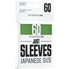 Gamegenic - ggx10014ml - Just Sleeves - 60 Japanese Size Card Game Sleeve - Green