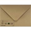 Netuno 25 Buste in Carta Kraft B6 125 x 175 mm 100g Aster Kraft - Lettere Vintage Retro per Inviti Matrimonio, Compleanno, Natale, Pasqua - Eleganti Marroni per Partecipazioni