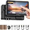 NEEWER F700U 7" Monitor Campo Fotocamera, 1200nits 1920x1080 Touchscreen | HDMI 4K Loop In/Out con 3D LUT Peak Focus Video Assist HDR, Waveform SDI 2 Batterie F750 4400mAh per DSLR e Riprese