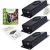 ISOTRONIC repellente martore luce LED ultrasuoni batteria auto soffitta garage casa protezione topi ratti ghiri 3 pezzi efficace interno esterno difesa dissuasore stop parassiti mobile sicurezza