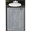 Vaessen Creative Cartella per Goffratura Grazie 14,6 x 10,7 cm - Cartella per Embossing per Biglietti, Scrapbooking, Journaling - Riutilizzabile, Risultati Precisi, Per Macchine da Taglio