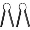 QOXEZY Lega di alluminio Filetto Cazzuola Set per Yin Yang pareti (a forma di O) | Include cassetta degli attrezzi in plastica elastica, conservazione sicura per le lame, previene la perdita durante il
