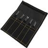 ULTECHNOVO 10 pezzi Set di Scalpelli per Pietra in Acciaio Alto Carbonio, affilati | Custodia Sagomata Inclusa, Formato 16x18x0,5cm, Trasporto Agevole, per Timbri Lapidei e Piccoli Lavori Decorativi