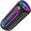 Lustrens Altoparlante Bluetooth portatile da 30W - Nero - Autonomia della batteria: 30 ore - Luci RGB