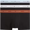 Tommy Hilfiger Men 3P Trunk WB Um0Um03890 Trunk, Blue (B//Sky Blue/White/Terracotta Rust), XXL
