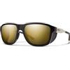 Smith Occhiali Da Sole Imbarcarsi, TNF Nero Opaco Gardenia Bianco/Chromapop Polarizzato Nero Oro, Taglia Unica