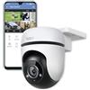 Amazon Renewed Tapo TP-Link 1080p Full HD Telecamera Wi-Fi di sicurezza Pan/Tilt per esterni, rilevamento intelligente a 360°/rilevamento del movimento, IP65 resistente alle intemperie, visione notturna