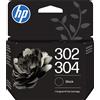 Hp Cartuccia d'inchiostro Hp B7RT7AE No.302-304 2ml 120 pagine Nero [B7RT7AE]