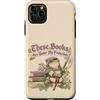 Fantasy Bookish Realm Custodia per iPhone 11 Pro Max Bookish Frog Guardian per gli amanti dei libri fantasy