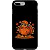 Thanksgiving Turkey Cool Fall Autumn Lea Custodia per iPhone 7 Plus/8 Plus Thanksgiving Turkey Fall Men Women Kids Funny Turkey Day Tee
