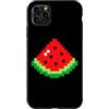 Retro 8-bit Gamers Tees Custodia per iPhone 11 Pro Max Pixel Watermelon 80s - Costume di Halloween per videogiochi