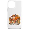 Fall Teacher Autumn Pumpkin Leopard Clas Custodia per iPhone 13 Pro Max Fall Vibes And That Teacher Life Pumpkin Leopard Autumn