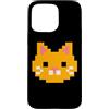Retro 8-bit Gamers Tees Custodia per iPhone 15 Pro Max Pixel Cat 80s - Costume di Halloween per videogiochi