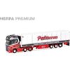 herpa 960724 Scala 1:87 Scania CS Semirimorchio Frigorifero Rosso