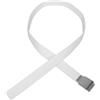 DIYEAH Cintura per Pesi da Immersione Bianca in Nylon con fibbia | 170x6x0,25cm, Sgancio Rapido, Tasche per Piombi, per Immersione e Pesca Subacquea