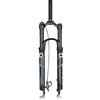 BSFHQS Forcella Ammortizzata Aria Mountain Bike 26/27,5/29 Corsa 120mm QR 9×100mm | Forcella anteriore MTB 1-1/8 Dritta Forcella per Bicicletta con freno a disco Blocco manuale/remoto Nero