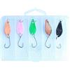 Pescasubito.com Scatola 5 Spoon 3Gr Colorati Pesca Trout Area Spinning Trota Lago Ondulanti