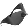 Lurrose Occhiali da Sole Sportivi Oversize senza Montatura PC nero | Design Avvolgente senza Bordo, Vestibilità Stabile, Filtra L'Abbagliamento, per Mountain Bike e Uscite Autunnali