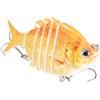 brooksnaji Crankbaits da Pesca Colorati Artificiali Multi Snodati Swimbaits da Pesca | Multi Snodati Kit accessori, crankbait duro da immersione, esca per black bass, trota, luccio, lucioperca