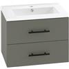 HOMCOM Mobile Lavabo Bagno Sospeso 61x40x48 cm Verde Scuro
