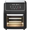 DPM Sienna Friggitrice ad Aria Digitale 14L 2000W con Display Touch e 10