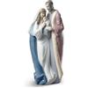 Lladró Statua Sacra Famiglia in porcellana multicolore alta 33 cm