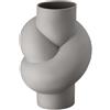 Rosenthal Vaso Node Lava grigio in porcellana alto 25,5 cm