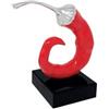 SEQUENZE ROSENTHAL Sequenze Peperoncino mini rosso e argento 7 × 8 cm