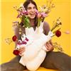 Seletti Vaso Love in Bloom Giant cuore bianco alto 60 cm