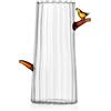 Ichendorf Milano Vaso Birds con uccellino ambra alto 21 cm