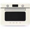 Smeg Forno combinato a vapore 50's Style 30 litri panna