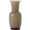 Venini Vaso Opalino sabbiato moka alto 36 cm