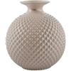 Melaverde Vaso Javier in vetro tortora alto 17 cm