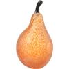 L'Oca Nera Pera decorativa in vetro gialla alta 28 cm