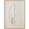 L'Oca Nera Quadro maschere tribali con cornice 53 × 73 cm
