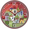 Egan Orologio da parete Paese Mio rosso Ø 50 cm
