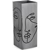 Bizzotto Portaombrelli Evans rettangolare argento alto 52 cm